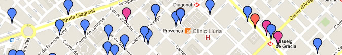 obras de rehabilitación en Barcelona de TRAC Rehabilitació d'Edificis. Google Maps