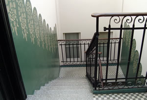 Vestíbulos y escaleras