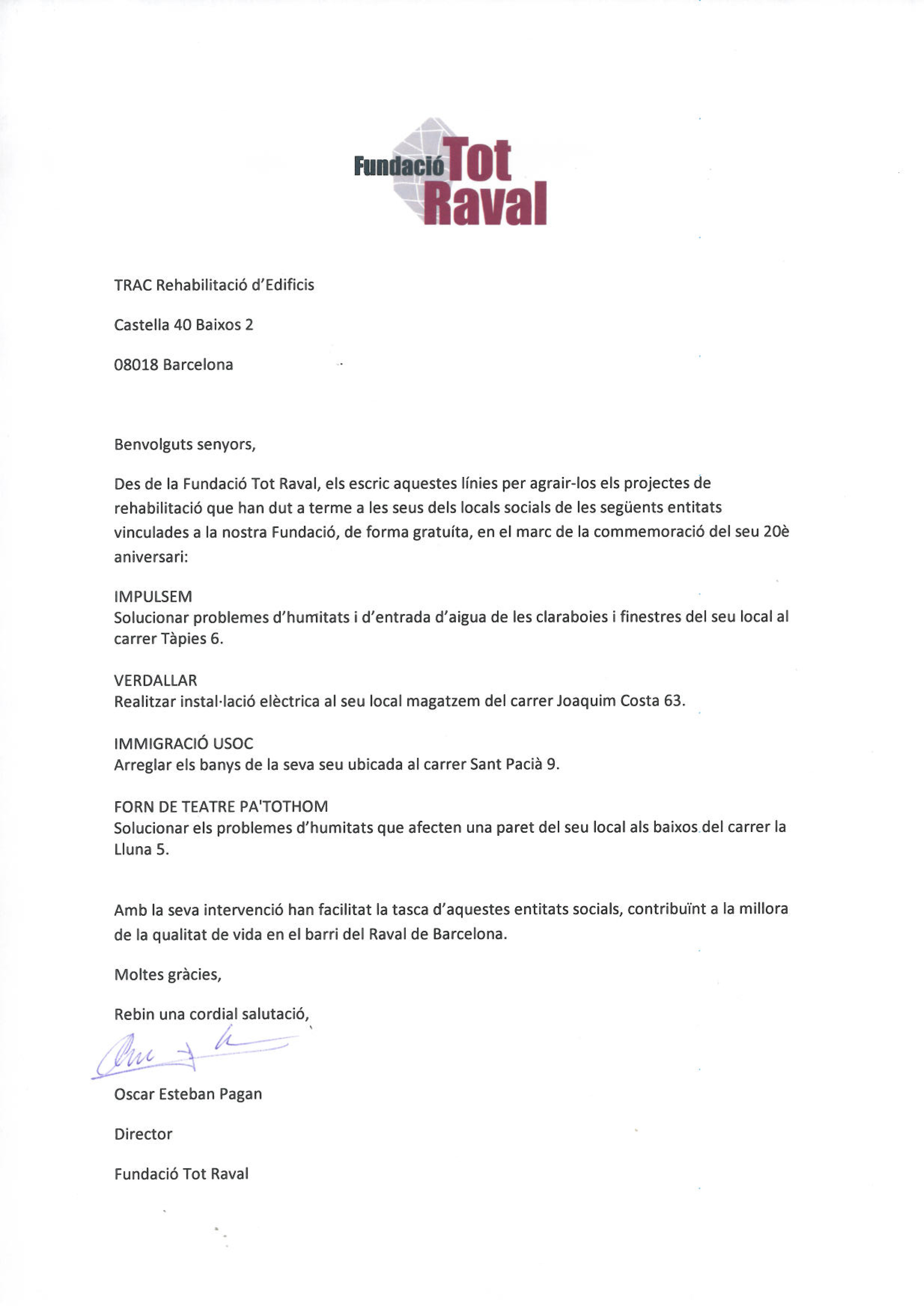 fundació totraval