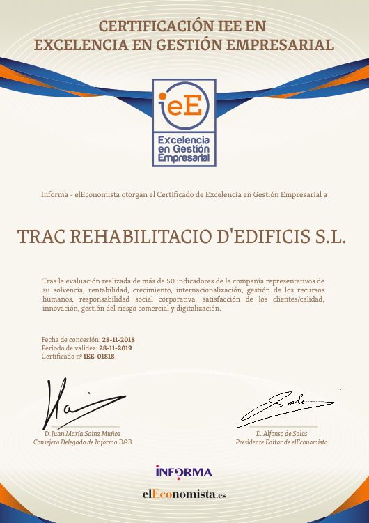 certificat IeE