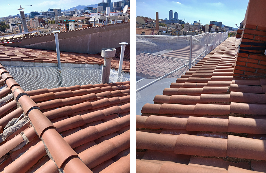 TRAC Rehabilitació - Noticia Rehabilitacion Edificios Rehabilitación De La Cubierta Inclinada En Llull 223