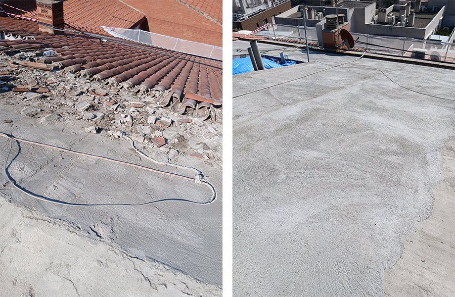 TRAC Rehabilitació - Noticia Rehabilitacion Edificios Rehabilitación De La Cubierta Inclinada En Llull 223