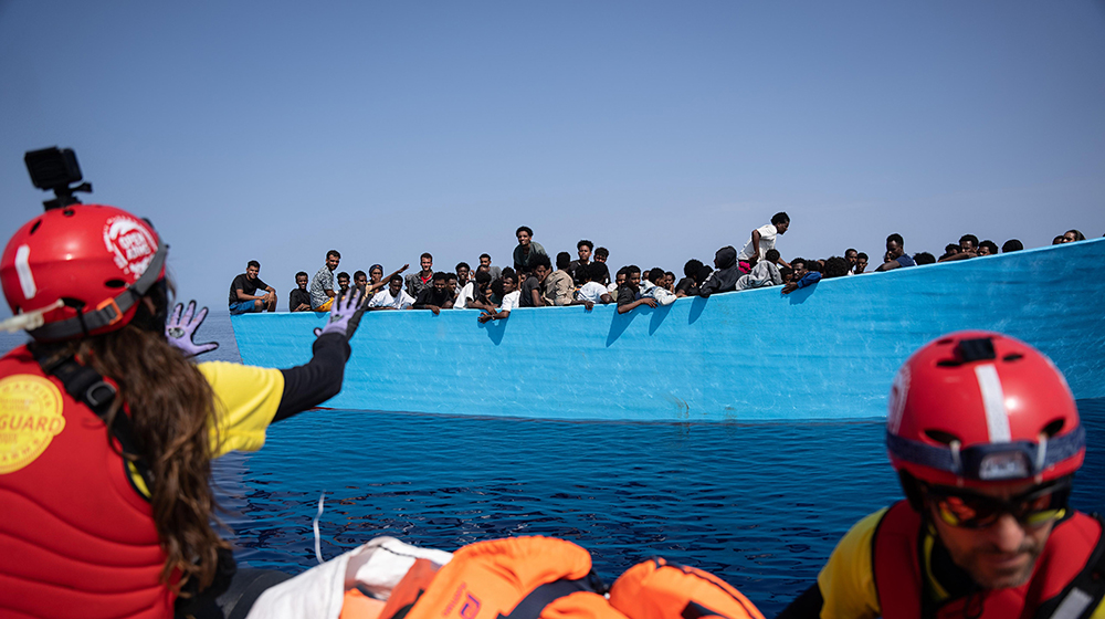 TRAC al lado de Open Arms