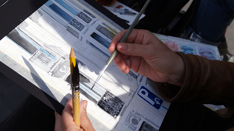 urban sketching